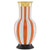 De Luca Coral Stripe Large Vase