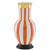 De Luca Coral Stripe Large Vase