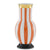 De Luca Coral Stripe Vase
