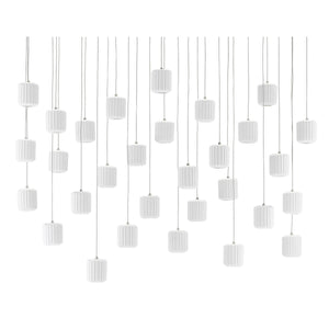 Dove 30-Light Multi-Drop Pendant