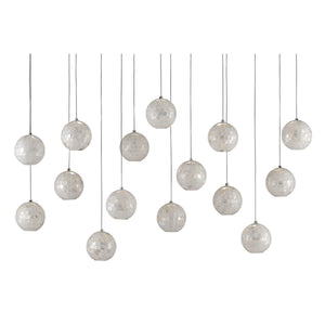 Finhorn Rectangular 15-Light Multi-Drop Pendant