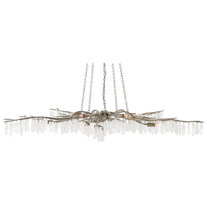 Forest Light Silver Chandelier