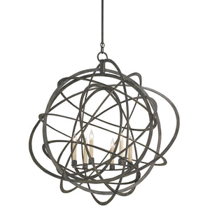 Genesis Black Orb Chandelier
