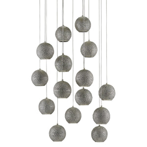 Giro Round 15-Light Multi-Drop Pendant