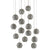 Giro Round 15-Light Multi-Drop Pendant
