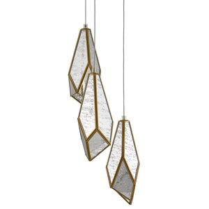 Glace 3-Light Multi-Drop Pendant