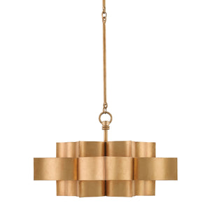 Grand Lotus Gold Small Chandelier