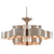 Grand Lotus Silver Large Chandelier