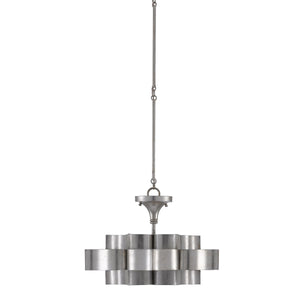 Grand Lotus Silver Small Chandelier