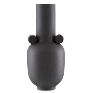 Happy 40 Long Black Vase