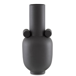 Happy 40 Long Black Vase