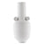 Happy 40 Long White Vase