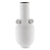 Happy 40 Long White Vase