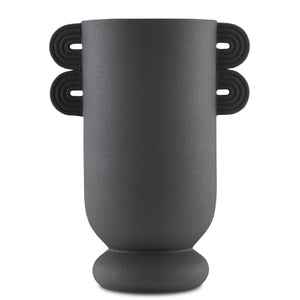 Happy 40 Straight Black Vase