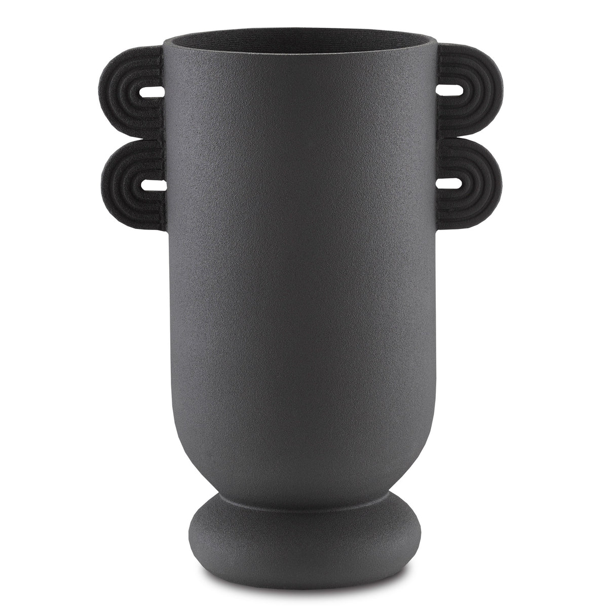 Happy 40 Straight Black Vase
