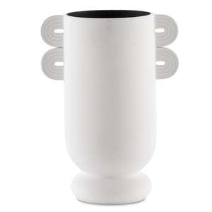 Happy 40 Straight White Vase