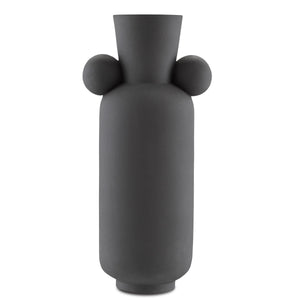 Happy 40 Tall Black Vase