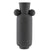Happy 40 Tall Black Vase