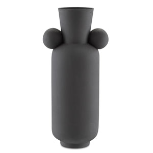 Happy 40 Tall Black Vase