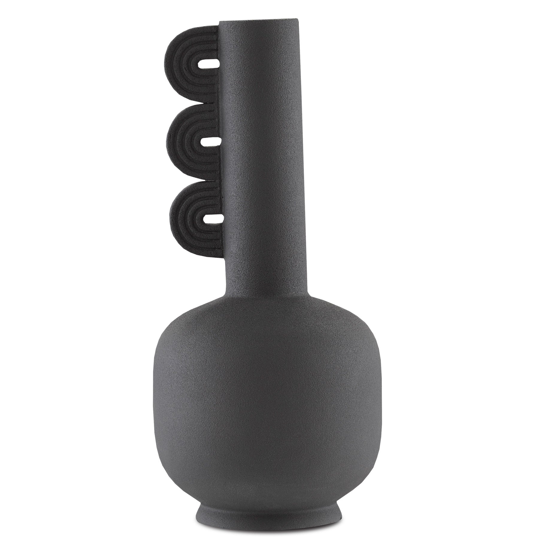 Happy 40 Three Wings Black Vase