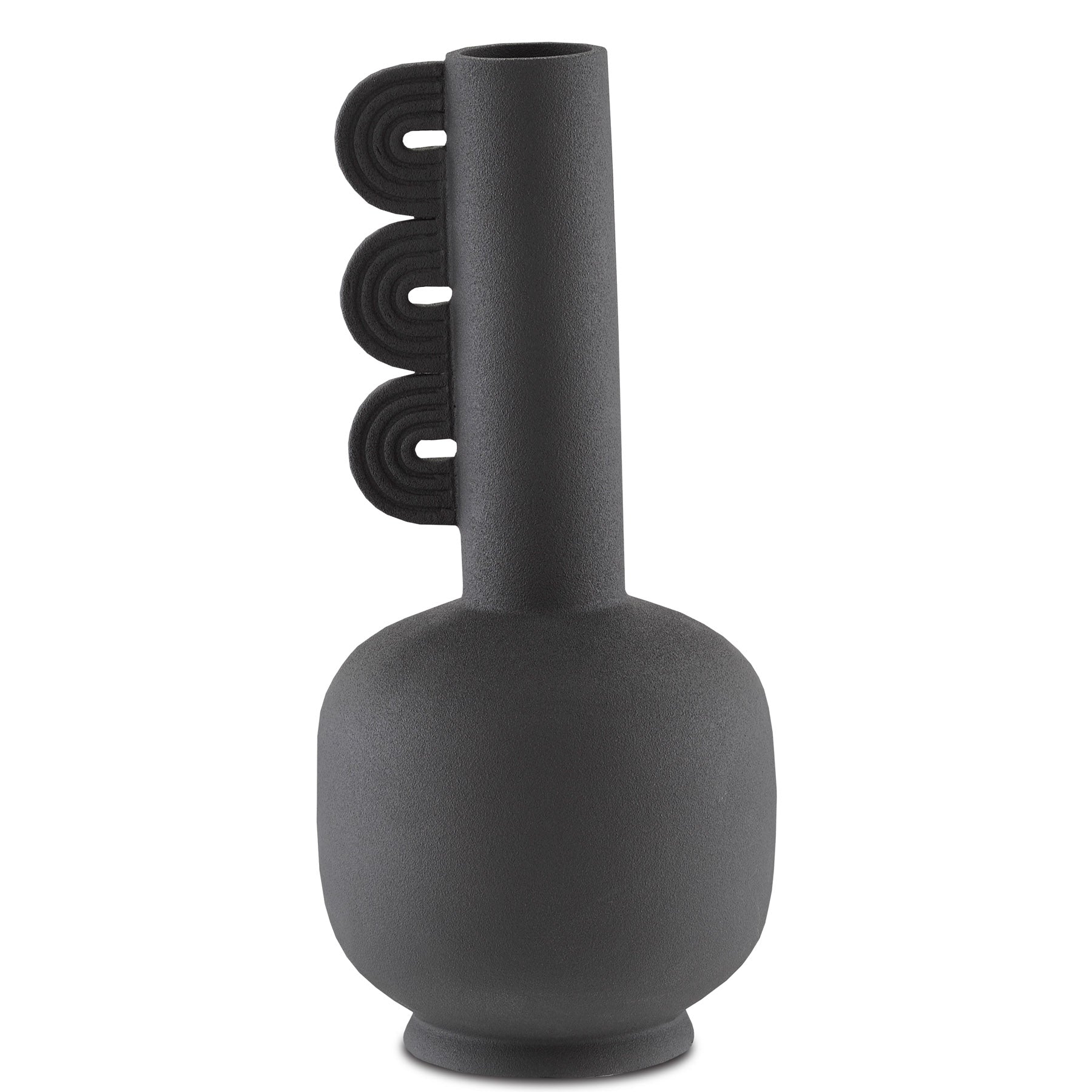 Happy 40 Three Wings Black Vase