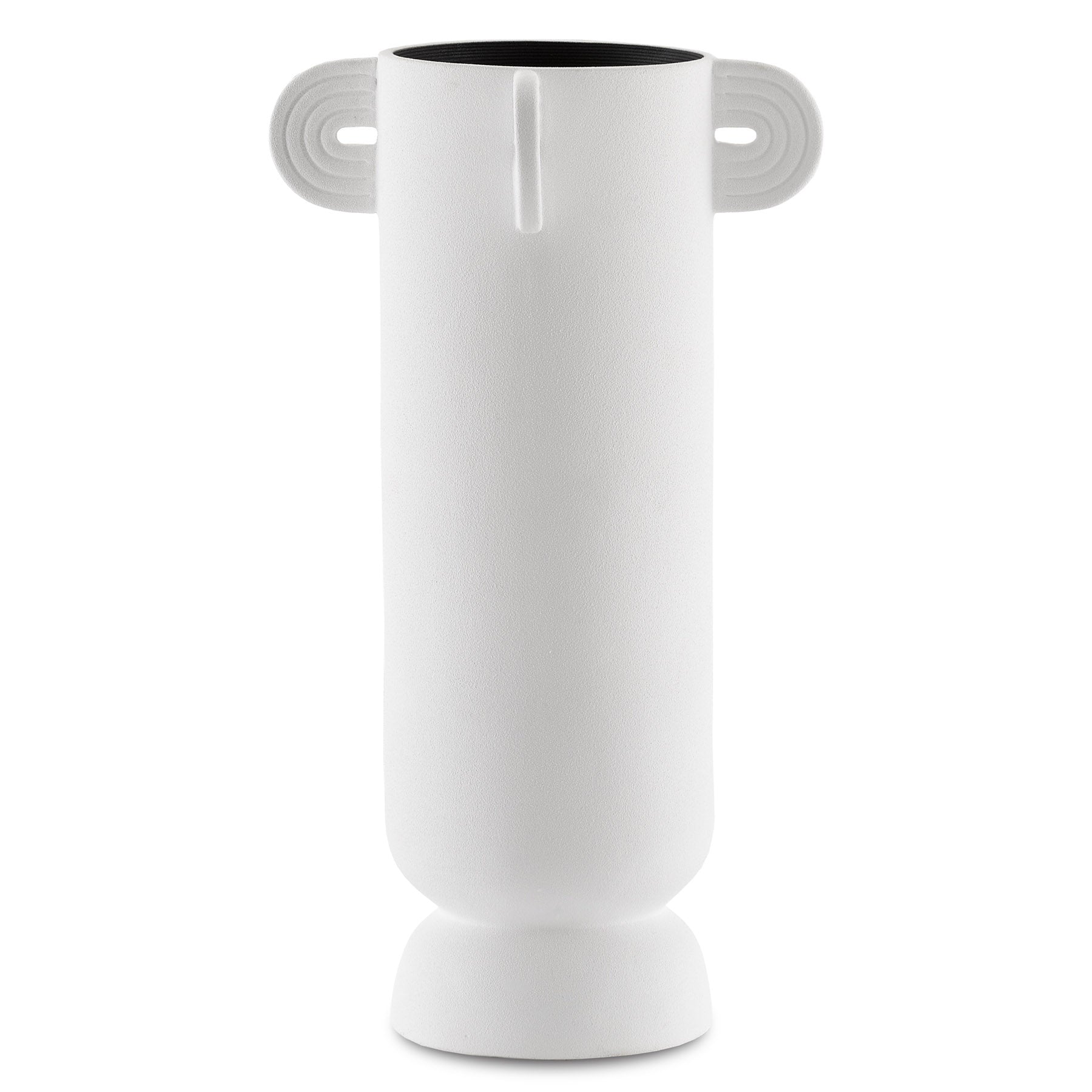 Happy 40 Tube White Vase