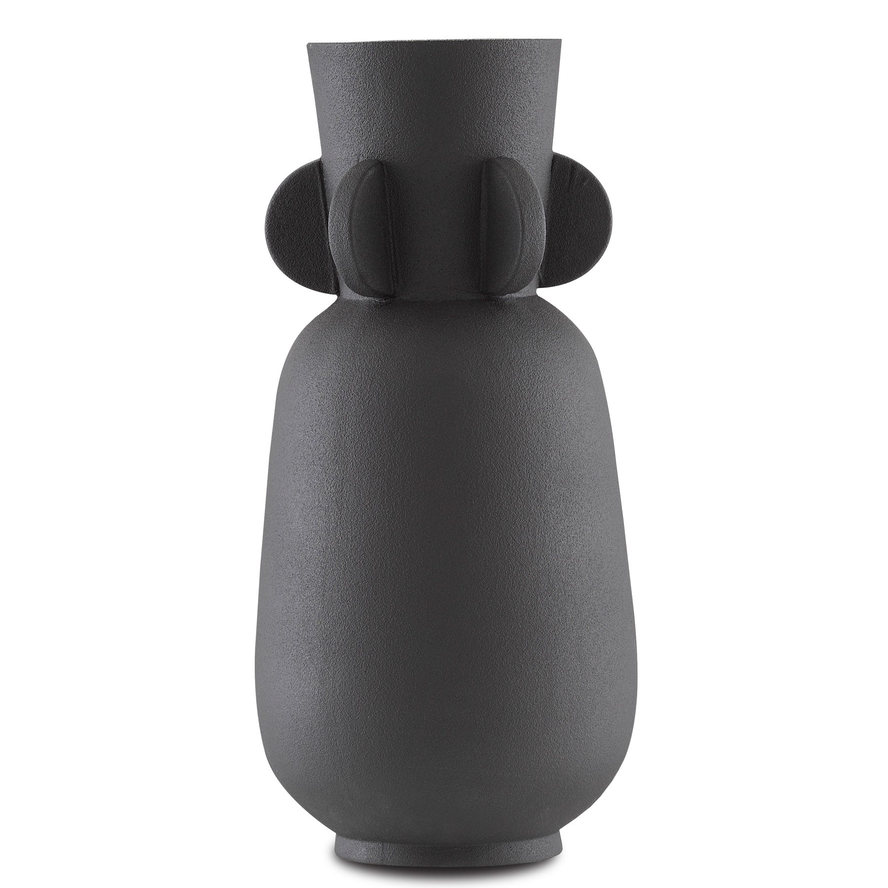 Happy 40 Wings Black Vase