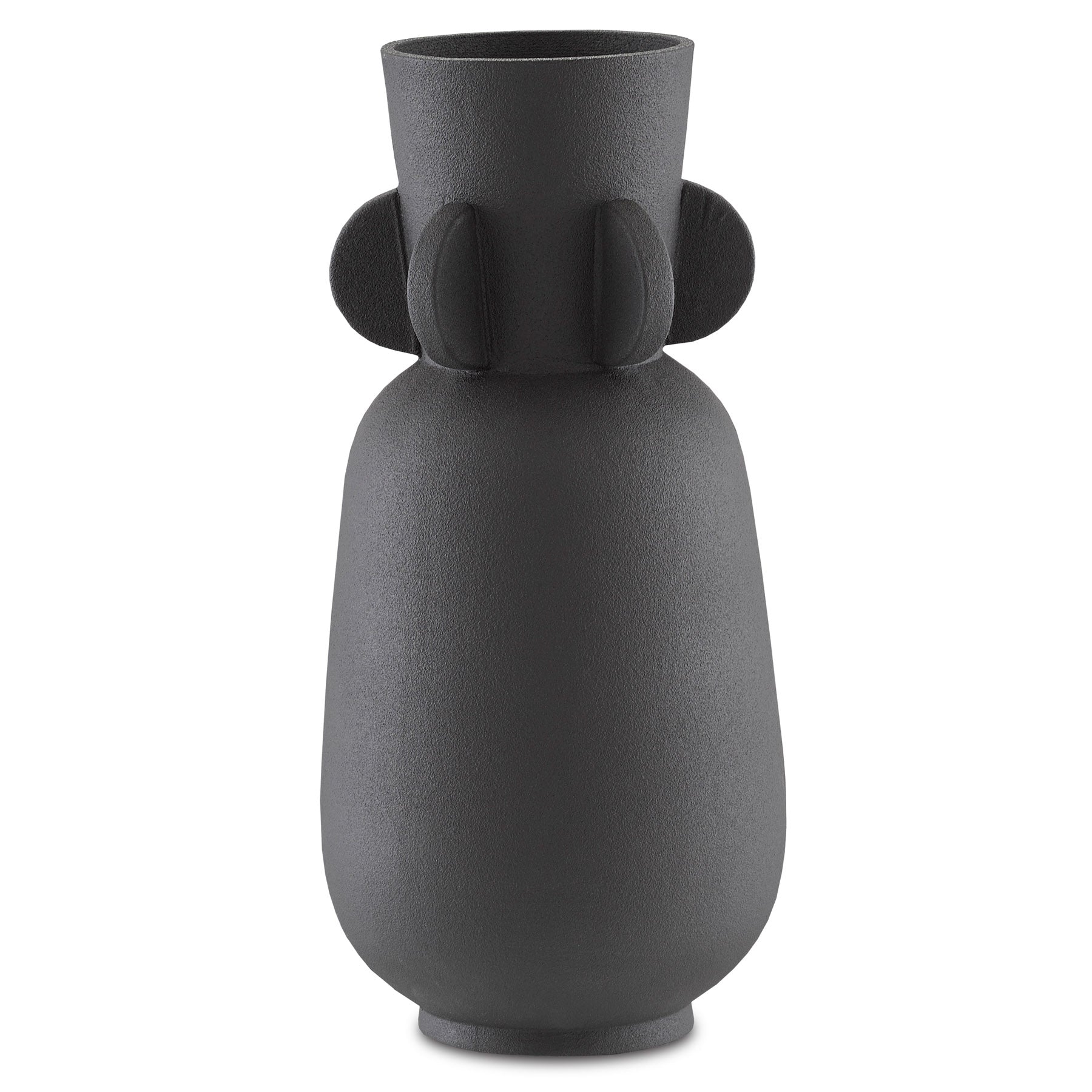Happy 40 Wings Black Vase