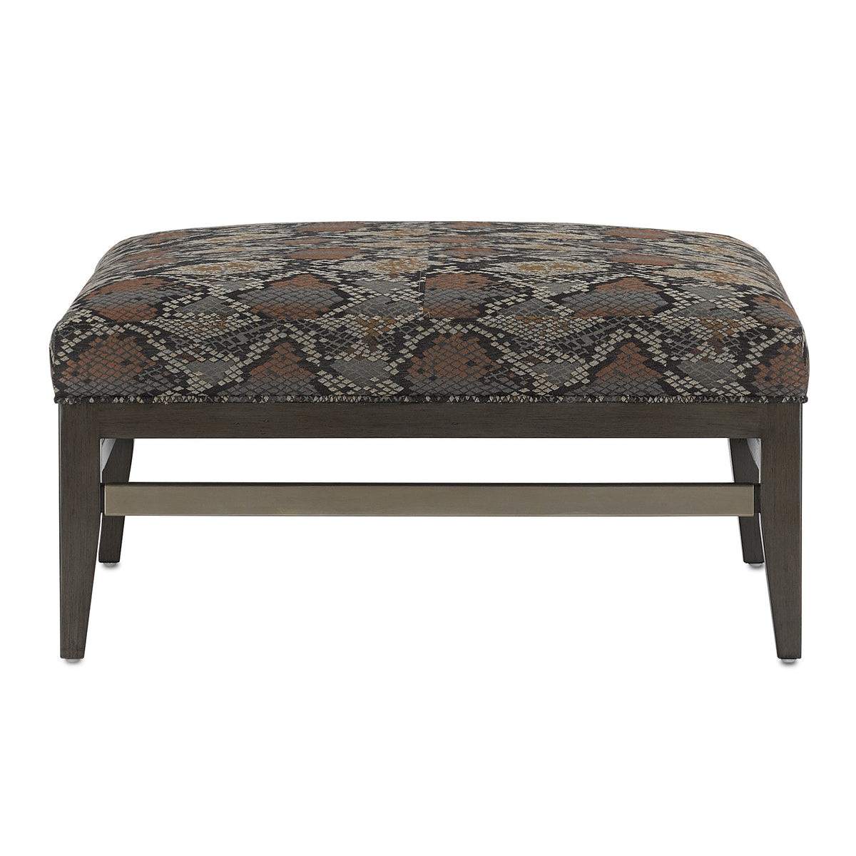 Hugo Graphite Ottoman