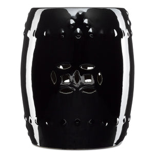Imperial Black Garden Stool
