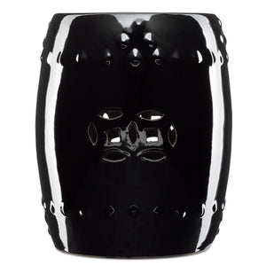 Imperial Black Garden Stool