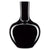 Imperial Black Large Gourd Vase