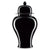 Imperial Black Medium Ginger Jar