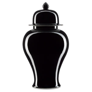 Imperial Black Medium Ginger Jar