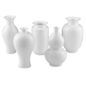 Imperial White Medium Vase Set