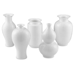 Imperial White Medium Vase Set
