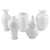 Imperial White Medium Vase Set