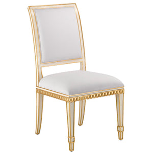 Ines Muslin Ivory Chair