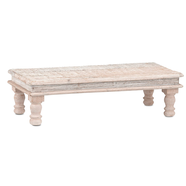 Kenton Rectangular Whitewash Tea Table - RFD