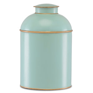 London Medium Pale Blue Tea Box