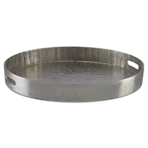 Luca Silver Large Tray