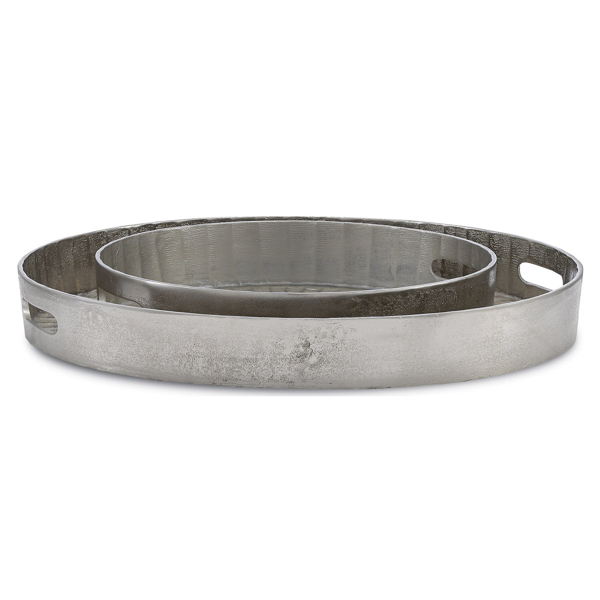 Luca Silver Large Tray
