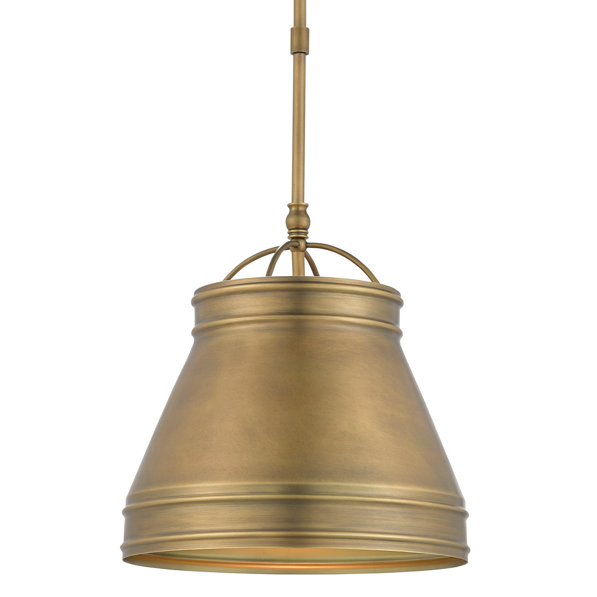 Lumley Brass Pendant