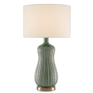 Mamora Green Table Lamp