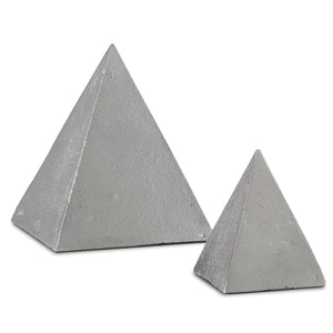 Mandir Nickel Pyramid Set of 2