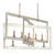 Middleton Rectangular Silver Chandelier