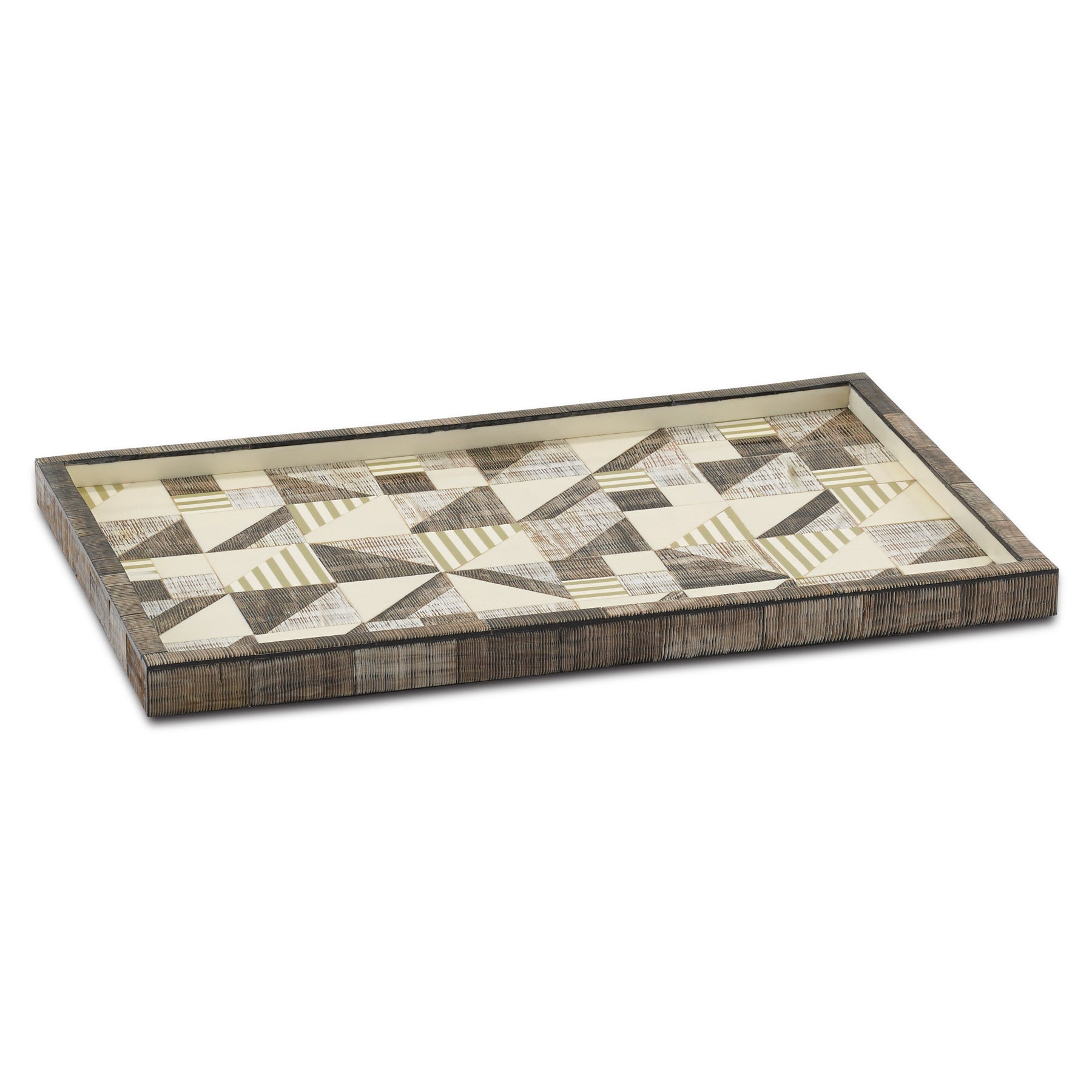 Modernist Bone and Horn Tray