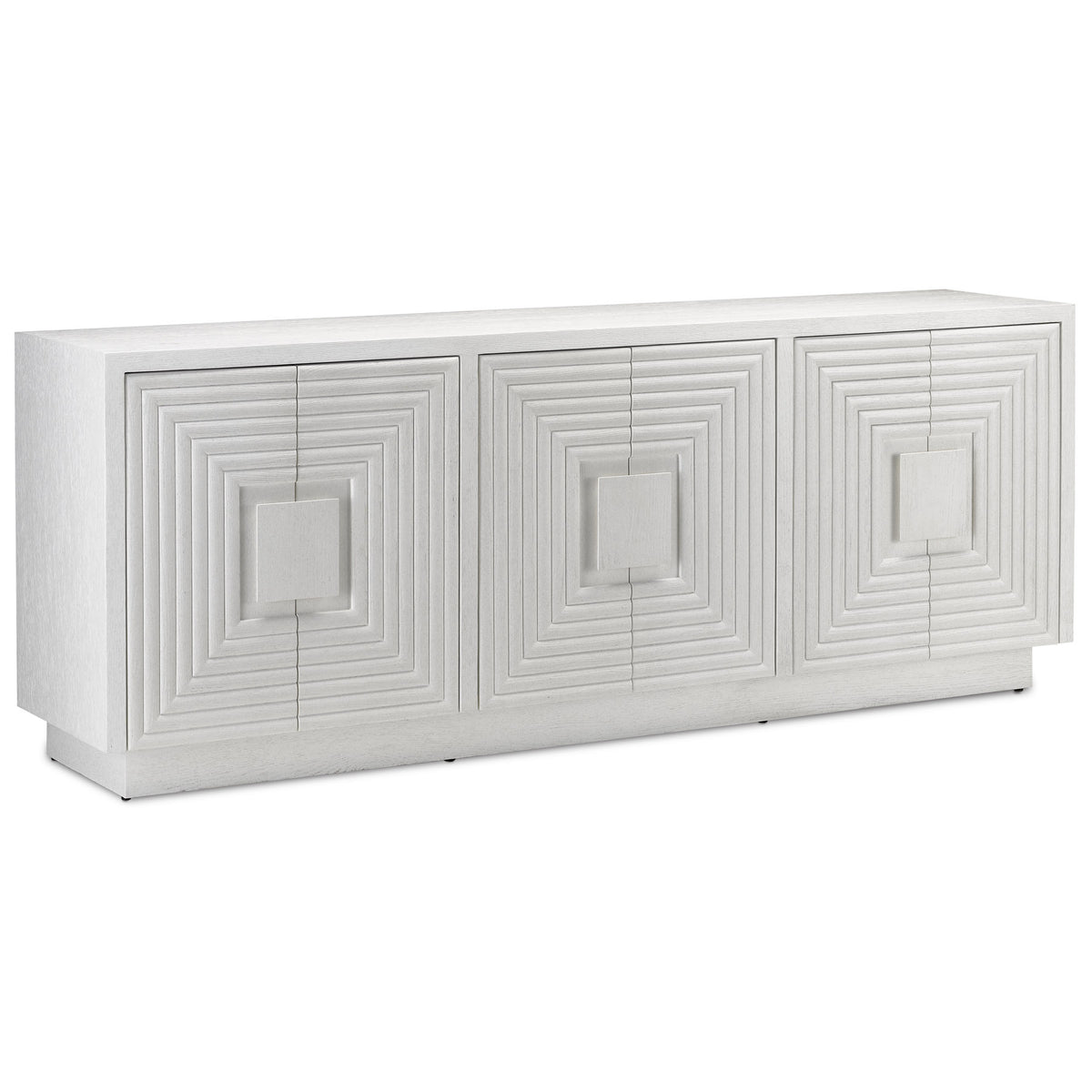 Morombe White Credenza