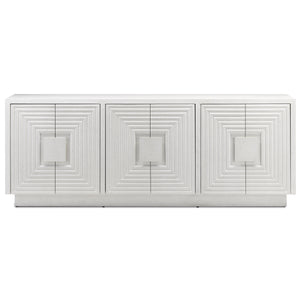 Morombe White Credenza