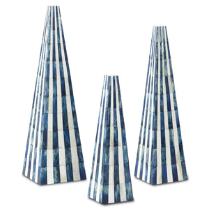 Ossian Blue Obelisk Set